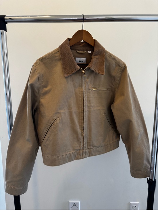 TNA Jackets & Blazers - TNA Barkley Tan Utility Jacket with Corduroy Collar